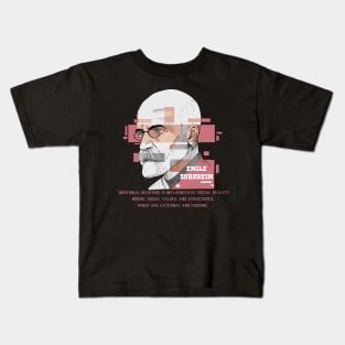 Emile Durkheim Kids T-Shirt